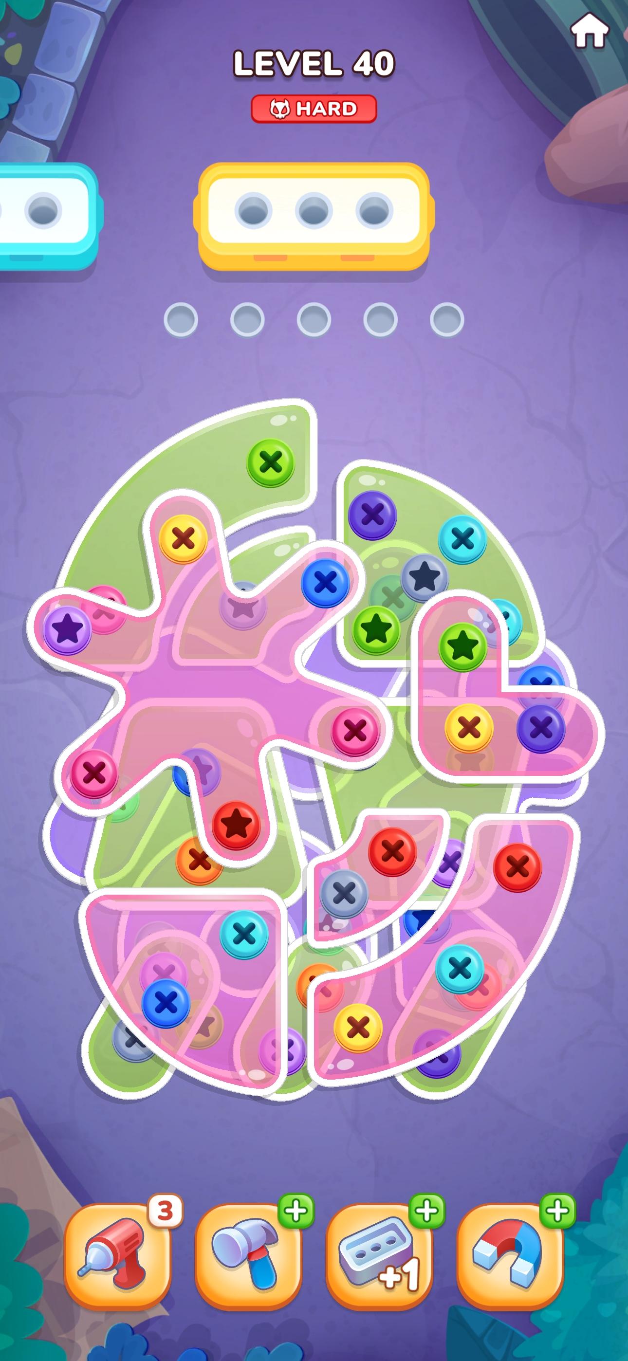 Screw Stars: Unlock and Solve Game Screenshot