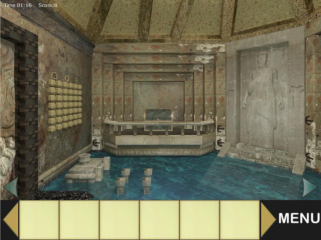 Screenshot of Underwater Palace Escape