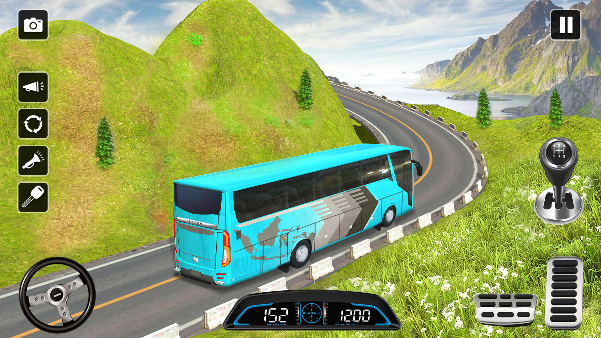 Cuplikan Layar Game Modern Bus Simulator Games 3D