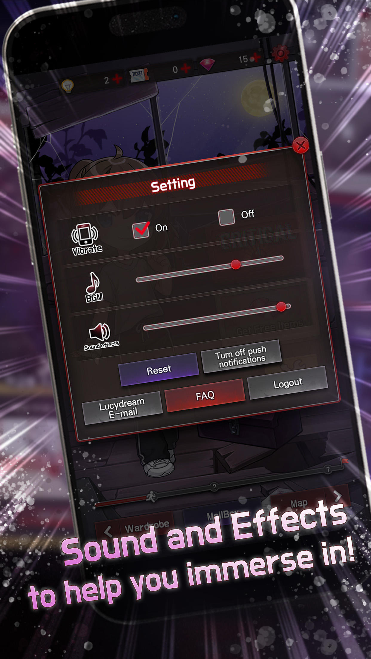 Dangerous Fellows:Otome Game Game Screenshot