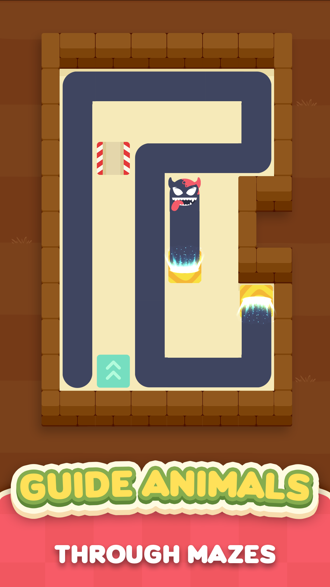 Animal Maze Fill Game Screenshot