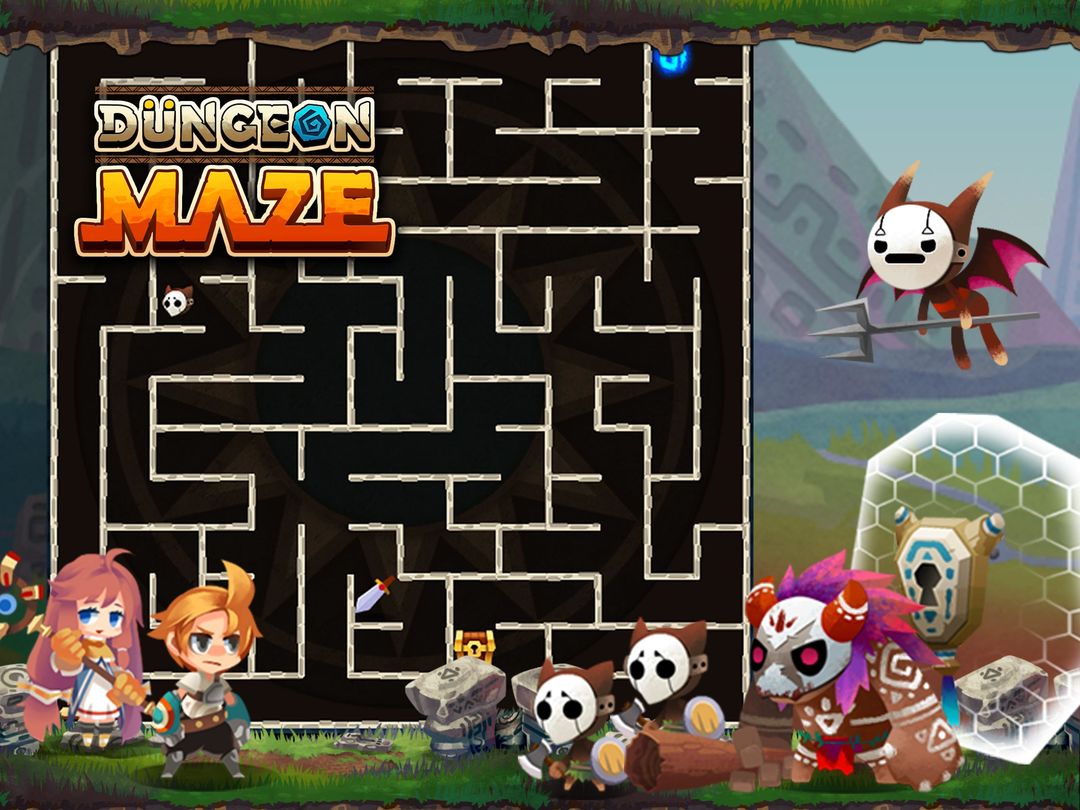 Dungeon Maze.io ภาพหน้าจอเกม
