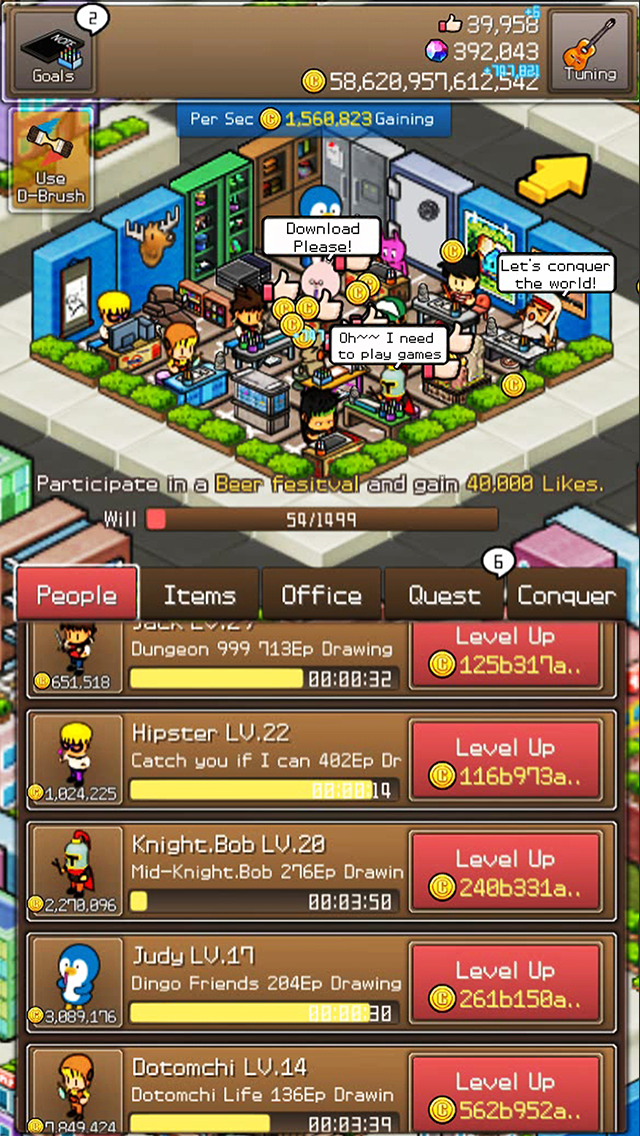 Tap Tap Cartoon - Cartoon999 Game Screenshot