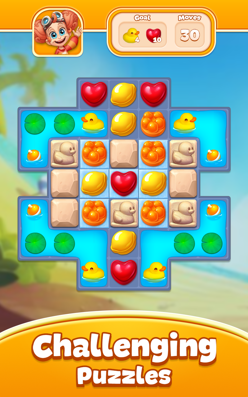 Candy Pop Story : Match 3 ภาพหน้าจอเกม