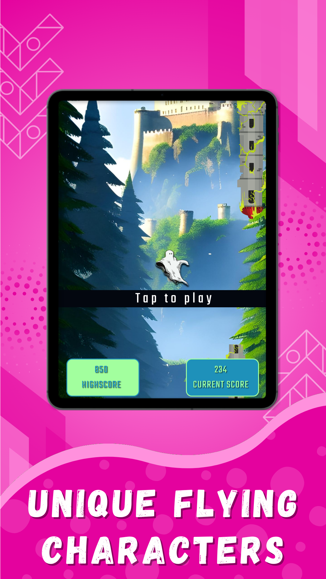 Bingo Spooky Flappy Game Screenshot