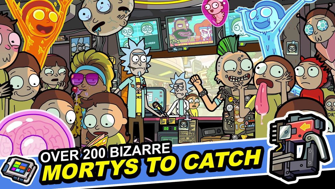 Rick and Morty: Pocket Mortys ภาพหน้าจอเกม