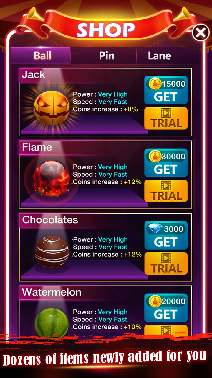 3Dボウリング - キングスマッシュ ゲームのスクリーンショット