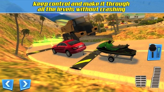 RV & Boat Towing Parking Simulator Real Road Car Racing Driving Game Screenshot