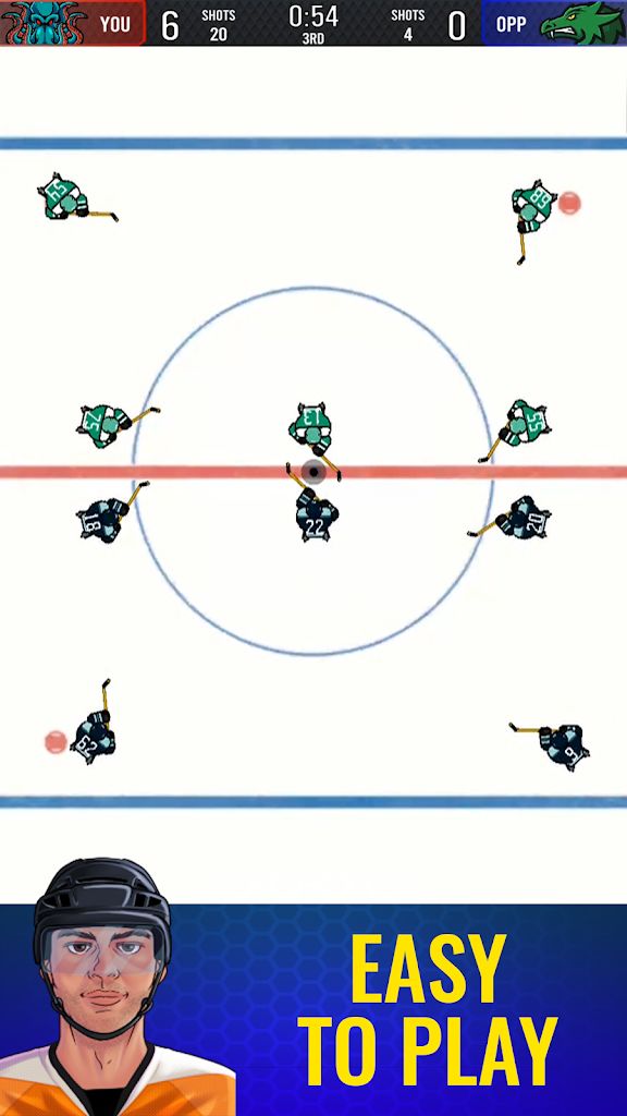 Superstar Hockey ภาพหน้าจอเกม