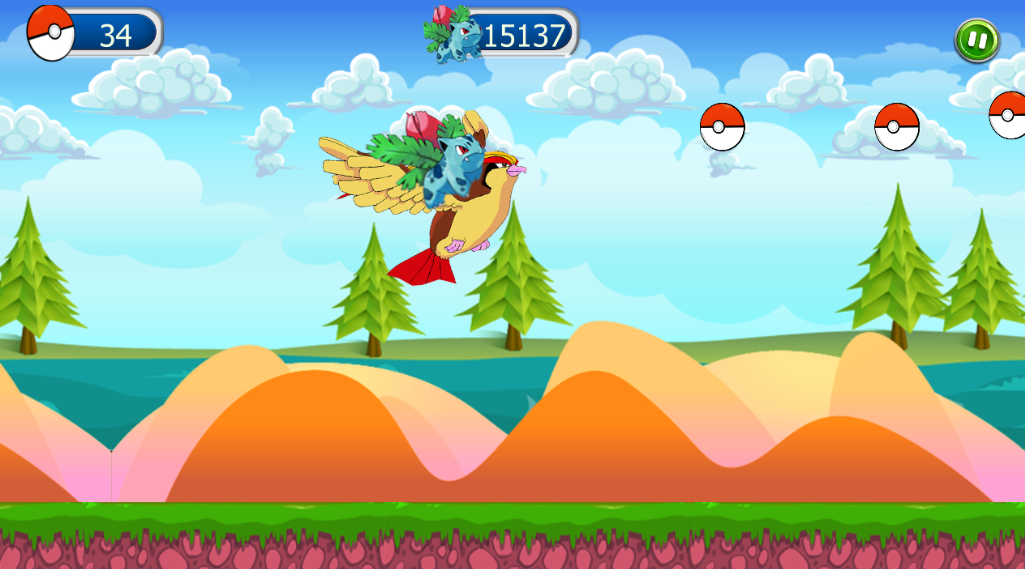 super Ivysaur adventure Game Screenshot