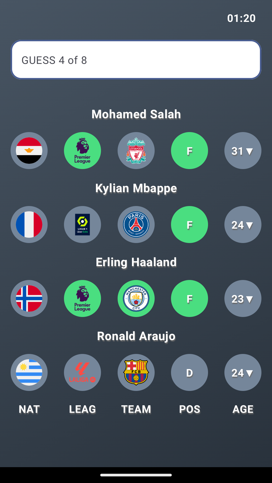 quiz nomear jogadores futebol mobile android iOS apk download for  free-TapTap