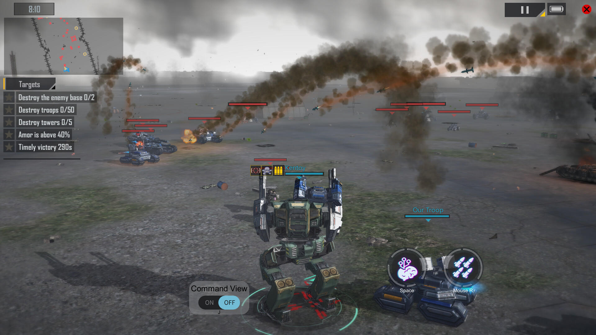 DeathGearX ゲームのスクリーンショット