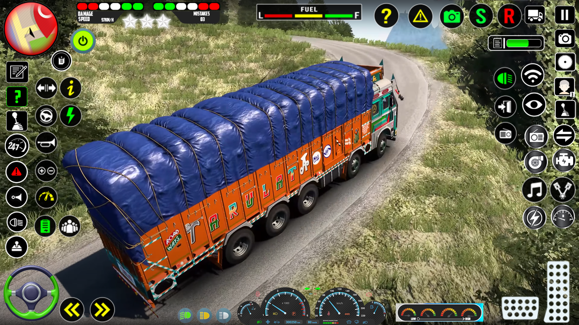 Screenshot of Heavy Indian Truck Game 2023