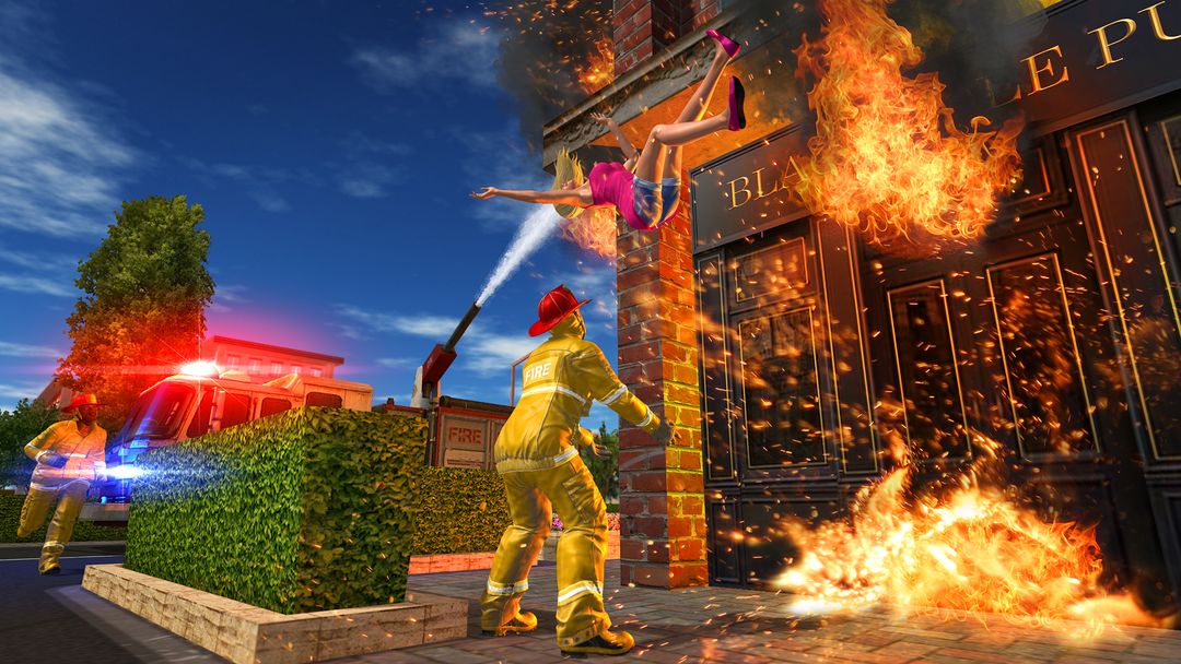 Fire Truck Game ภาพหน้าจอเกม