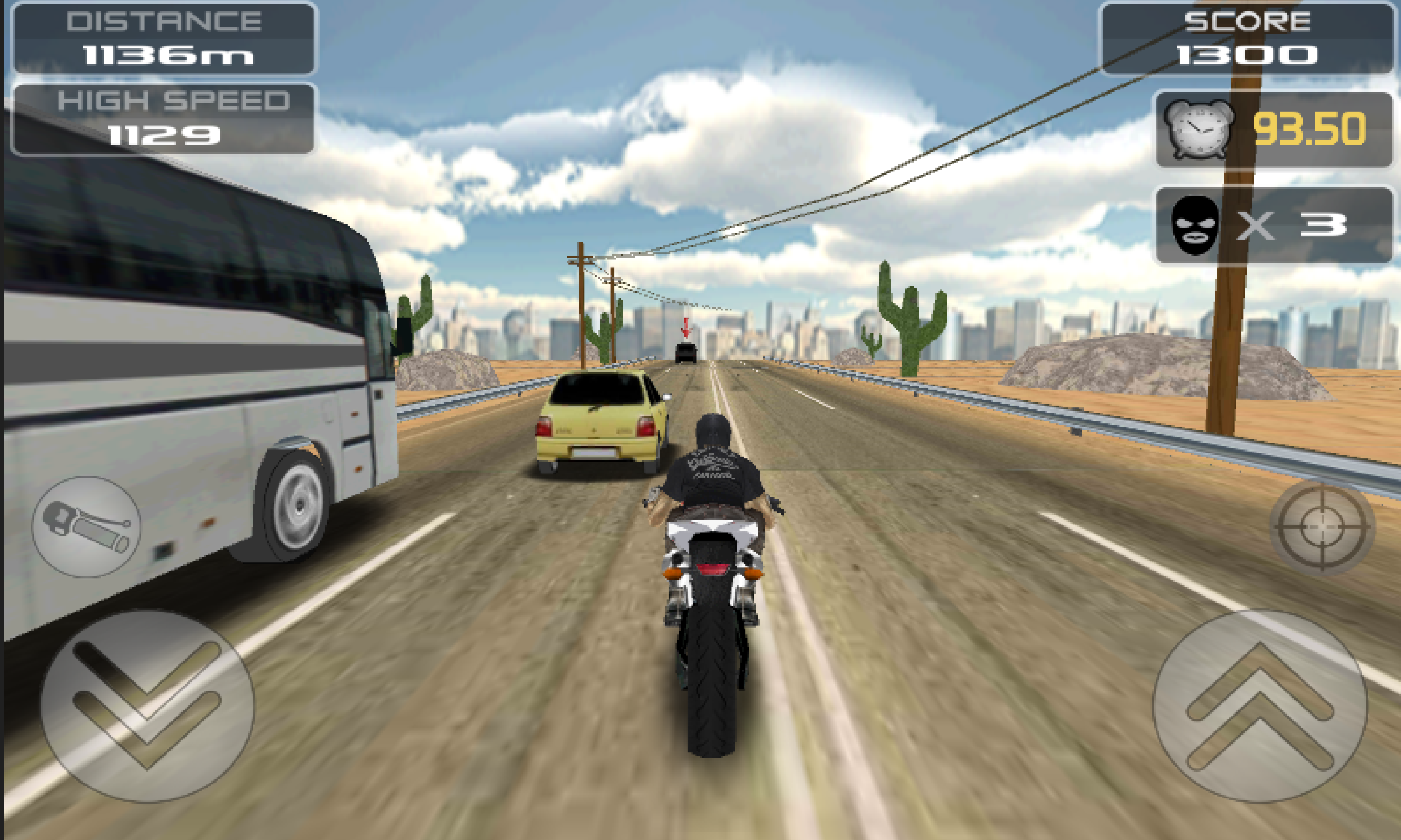 Captura de Tela do Jogo MOTO KILL 3D