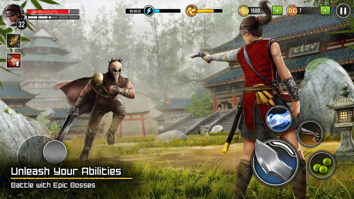 Screenshot 1 of Ninja Ryuko: ហ្គេម Shadow Ninja 1.3.1