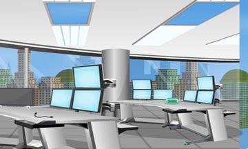 Mainframe Laboratory Escape Game Screenshot