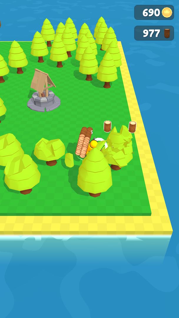 Craft Island - Woody Forest 게임 스크린 샷