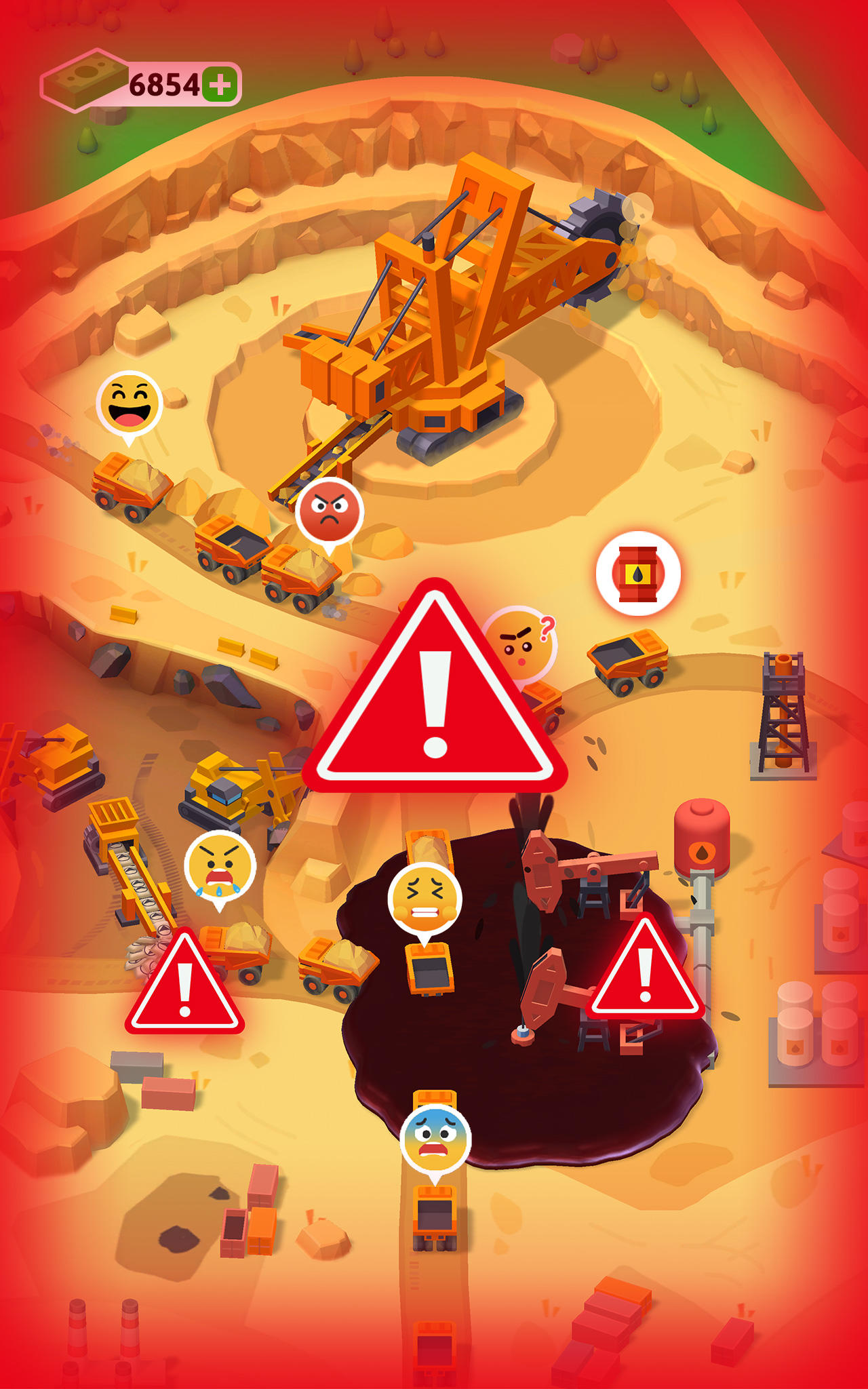 Idle Mine Empire: Gold Tycoon Game Screenshot