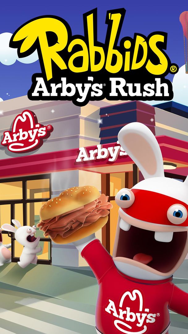 Rabbids Arby's Rush 게임 스크린 샷
