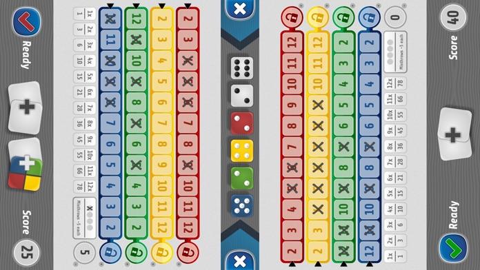 Qwixx ภาพหน้าจอเกม