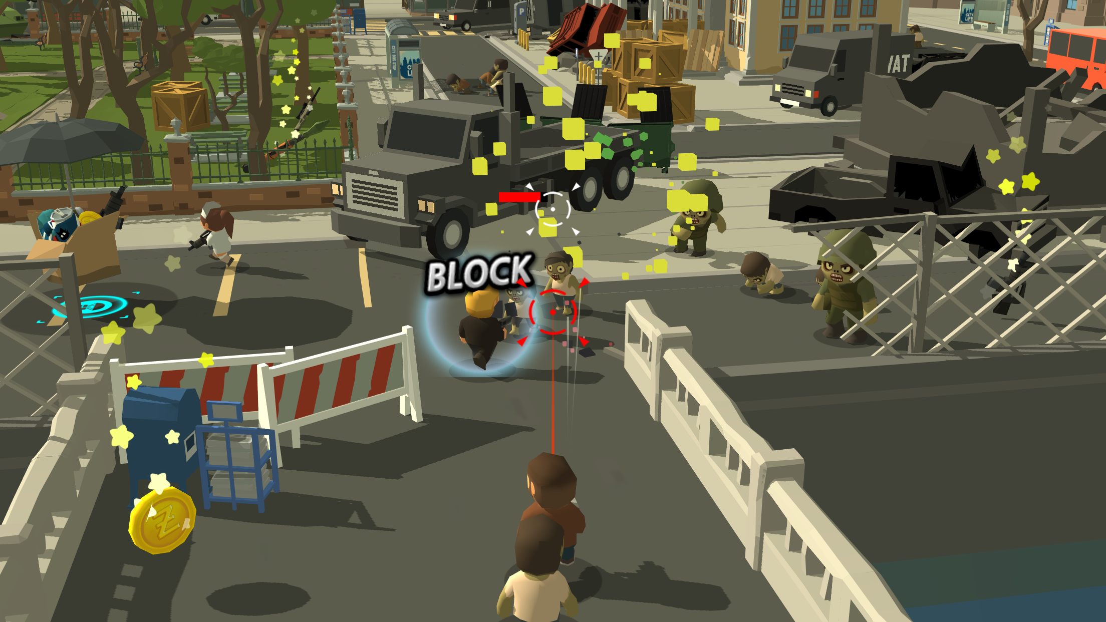 Captura de Tela do Jogo 尸城吃鸡 (Zombie Ground)