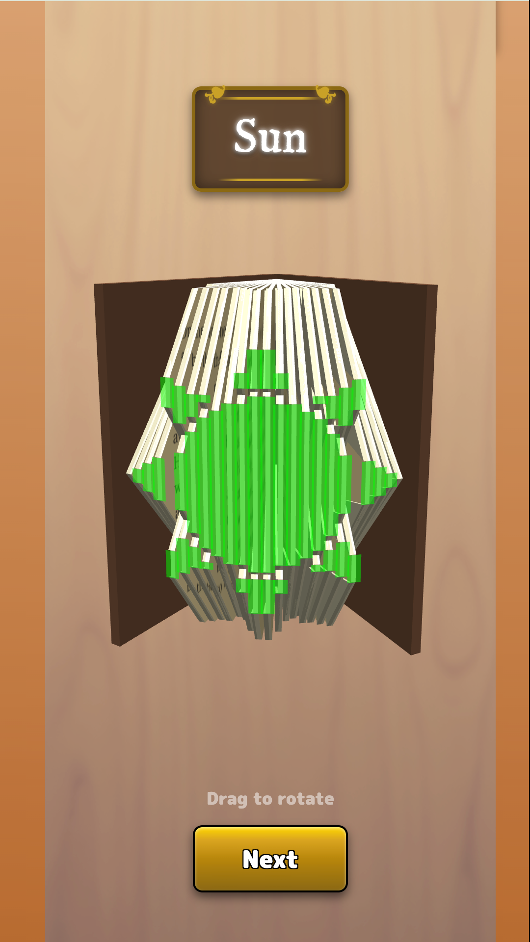 Book Folding Game Screenshot