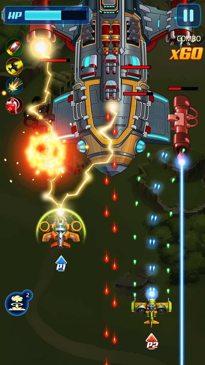 Скриншот игры Infinity Strike - Space Shooting Idle Chicken