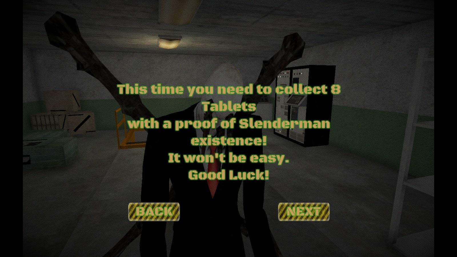 Slenderman Must Die Game Screenshot