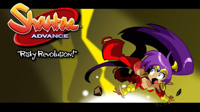 Banner of Shantae Advance: Risky Revolution 