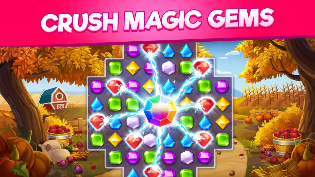 Screenshot of Bling Crush:Match 3 Jewel Game