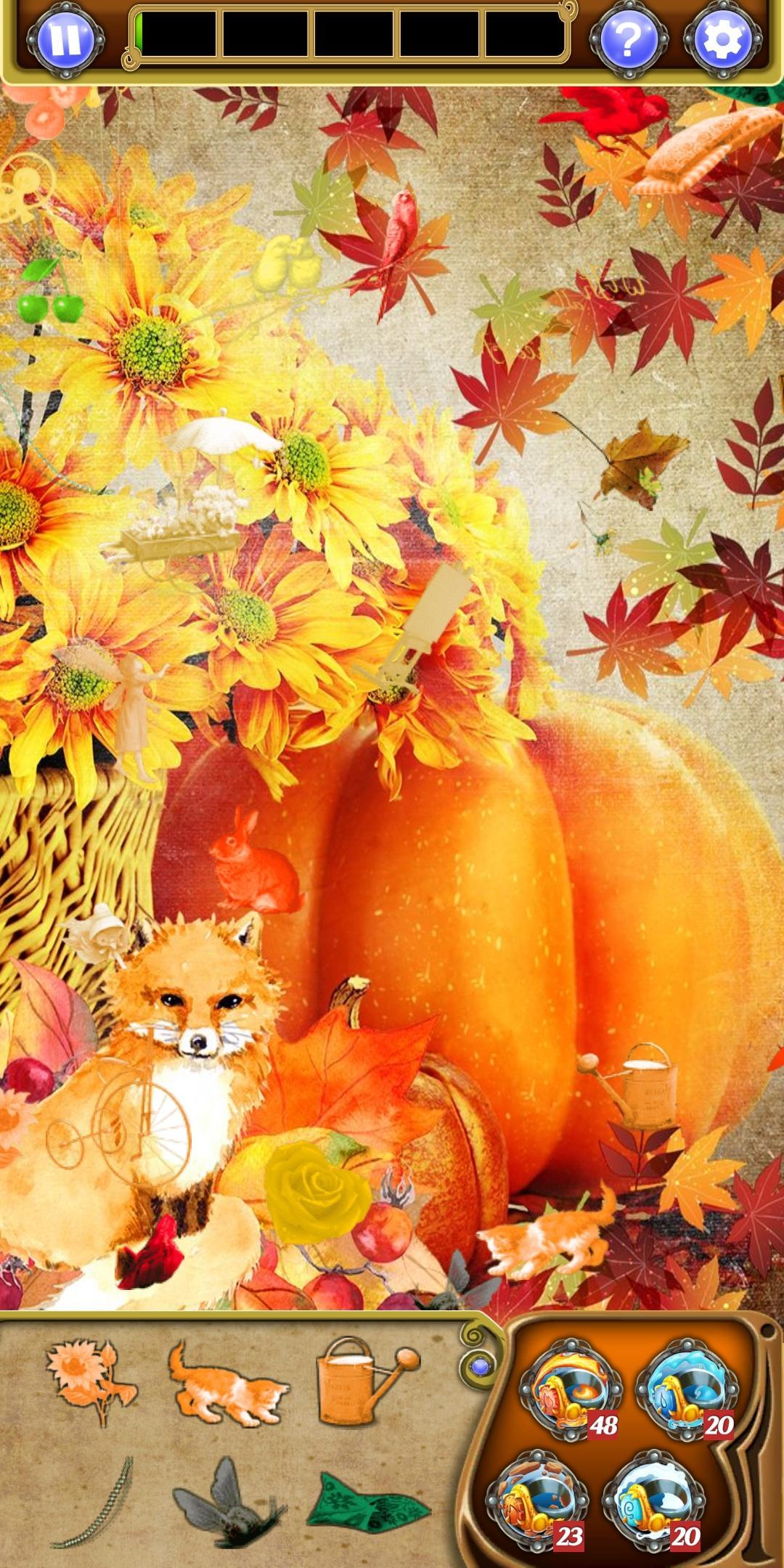 Hidden Object - Autumn Garden Game Screenshot