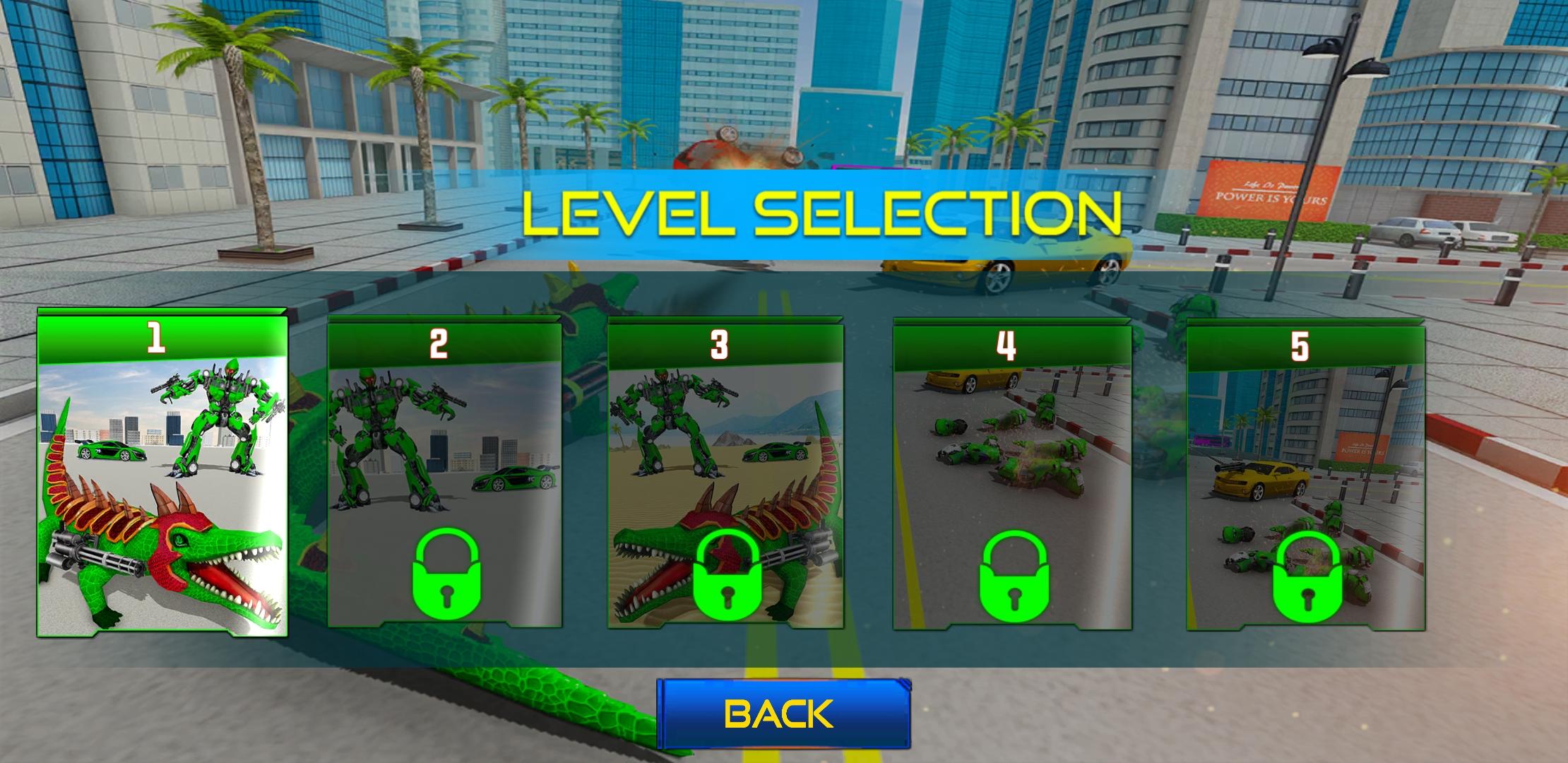 Crocodile Robot 3D Game Screenshot