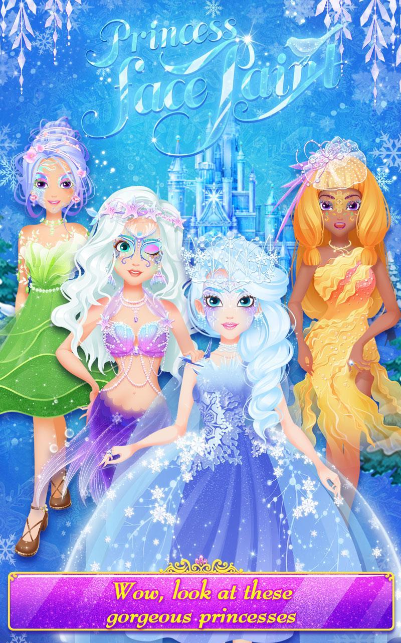 Captura de Tela do Jogo 公主臉繪