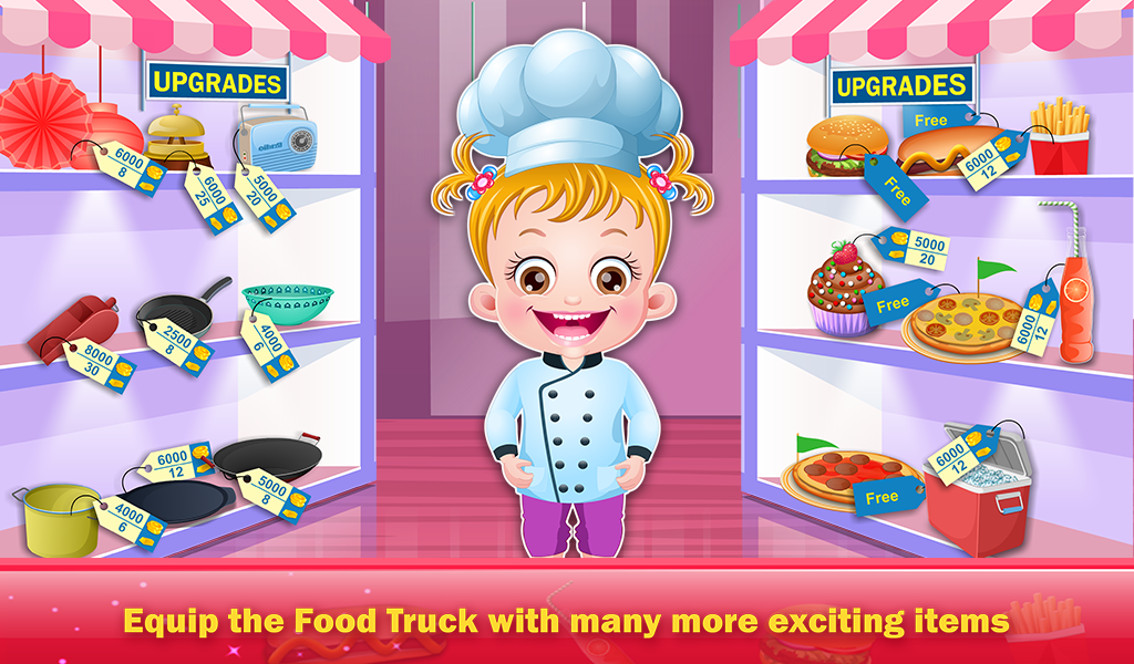 Baby Hazel Food Truck Game Screenshot