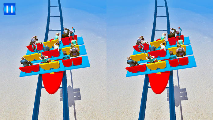 Vr Crazy Roller Coaster Simulation Pro ภาพหน้าจอเกม