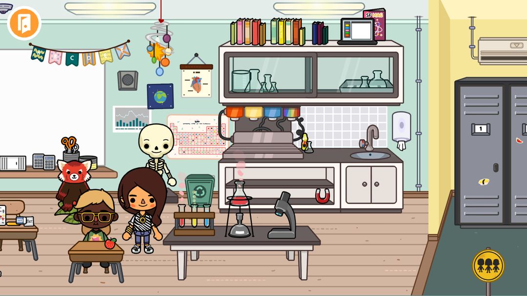 Screenshot of Toca Life: School