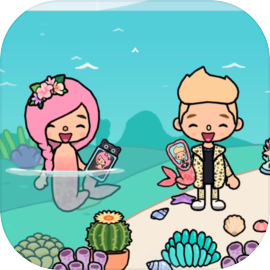 Toca Mermaid Boca coloring
