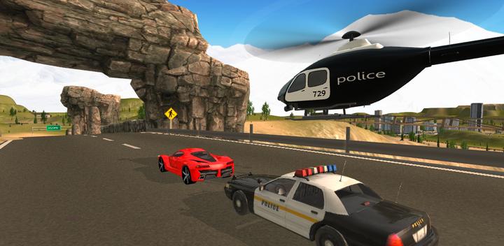 Banner of Police Helicopter Flying Simulator 1.40