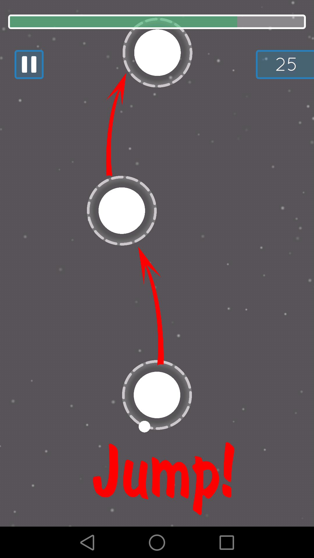 Captura de Tela do Jogo StarJumper