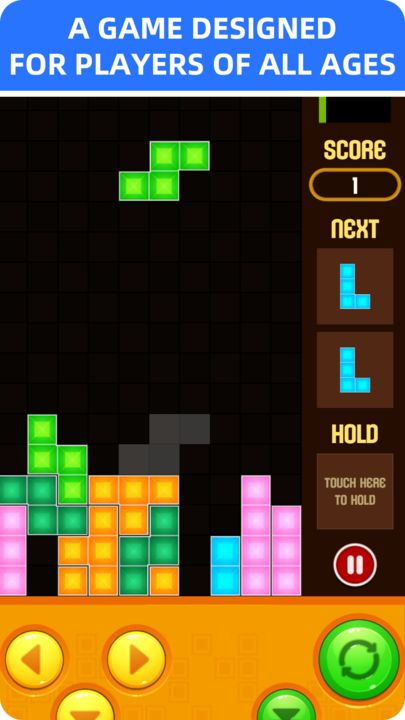 Screenshot 1 of Free Block Puzzle - Classic Brick Tetris Game 1.2