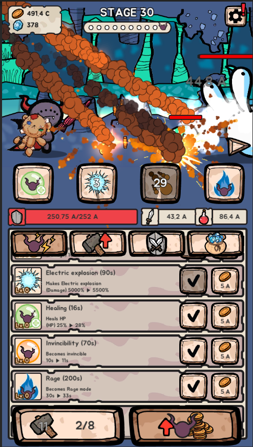 Demon RPG ゲームのスクリーンショット