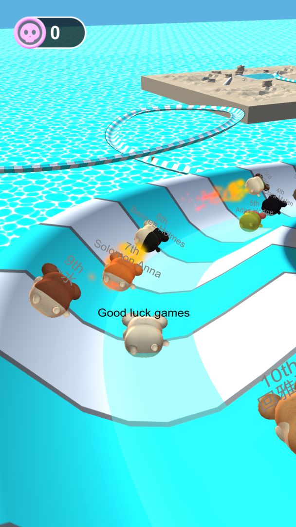 Hamster waterpark ภาพหน้าจอเกม
