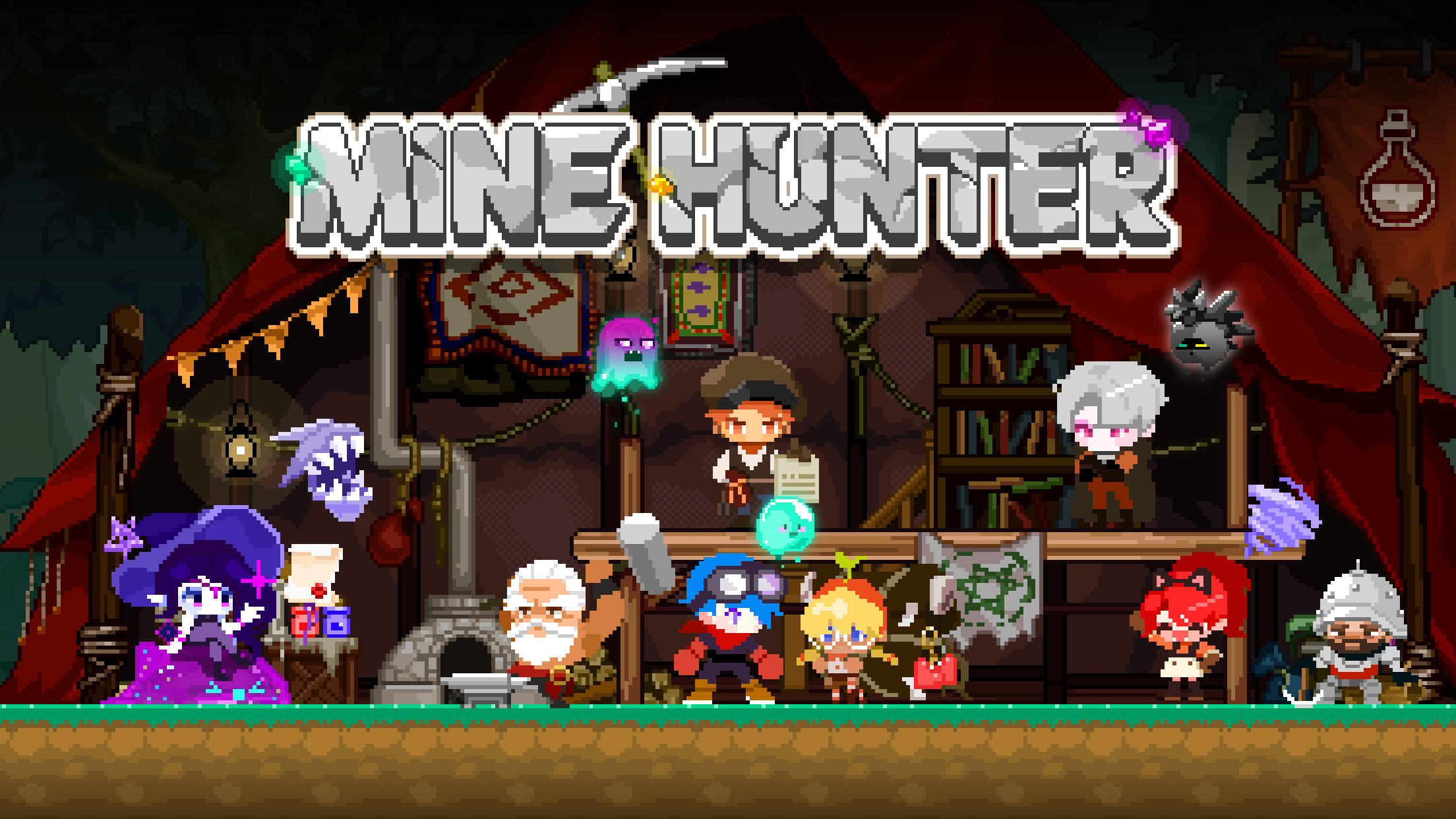 Mine Hunter: Pixel Rogue RPG Game Screenshot