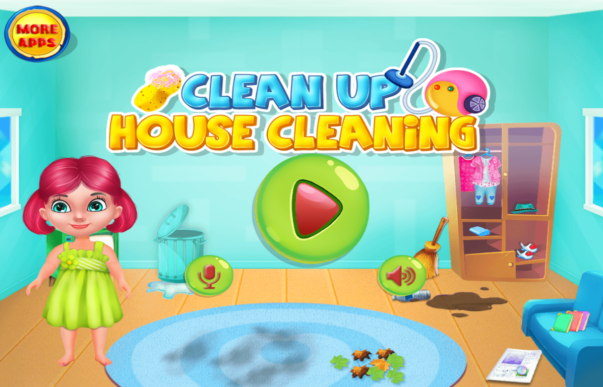 Screenshot 1 of ハウスクリーニング 家の掃除をします 子供のためのゲーム 