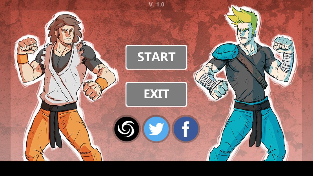 Screenshot of Tap Fighters - 2 players