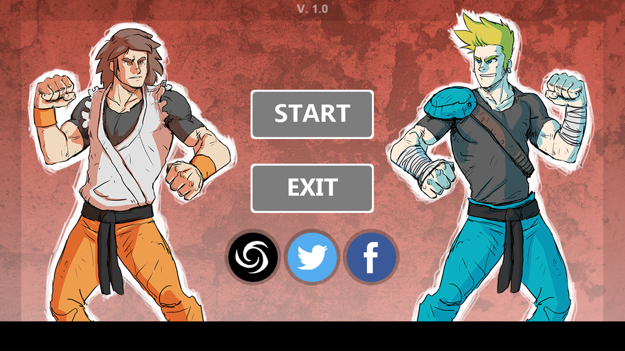 Tap Fighters - 2 players Game Screenshot