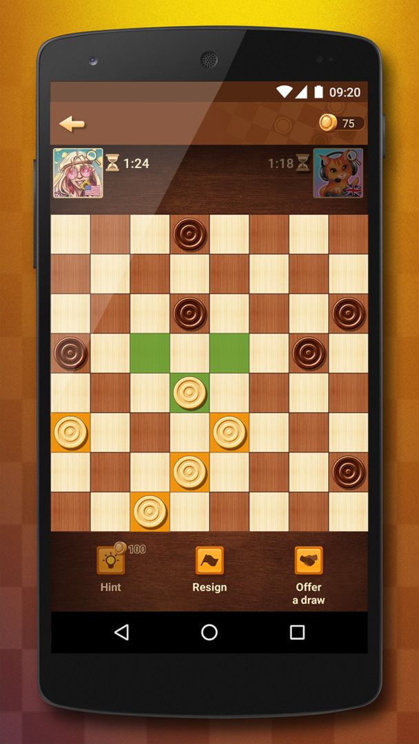 Checkers Online遊戲截圖
