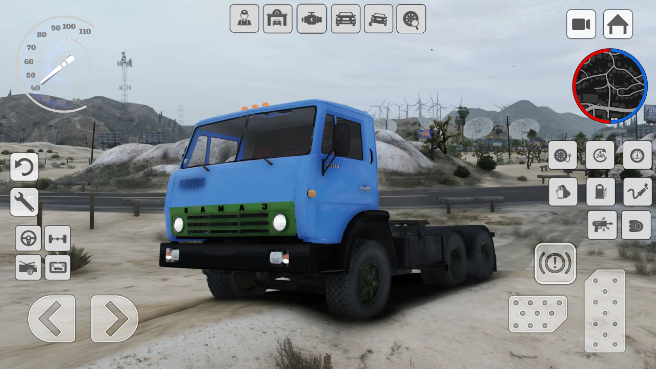 KAMAZ Russian Cargo Truck 게임 스크린샷