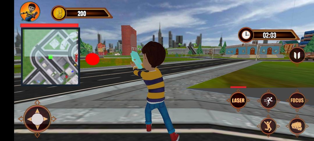 Rudra Flying Super Hero screenshot game